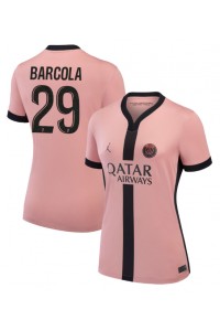 Paris Saint-Germain Bradley Barcola #29 Voetbaltruitje 3e tenue Dames 2024-25 Korte Mouw